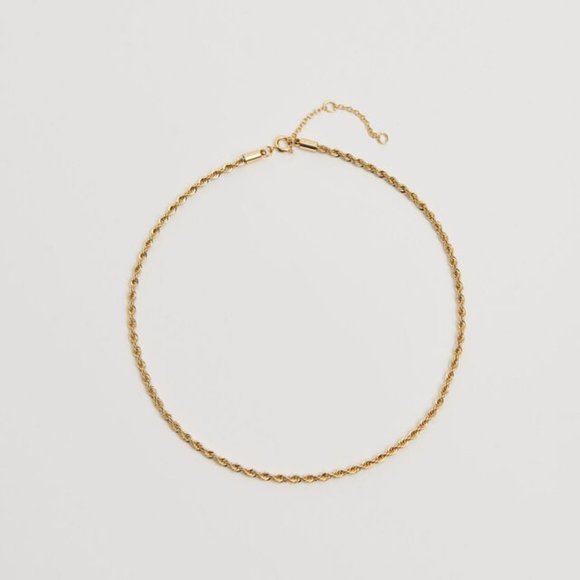 14K Gold Plated Twist Chain - Picture 3 of 5